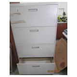 Oversized 4-drawer metal lateral fi...