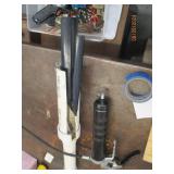Pair of grease guns and a homemade ...