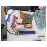 Grease gun, rivet gun with rivets a...