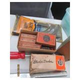 Grease gun, rivet gun with rivets a...