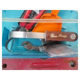 Antique wood construction levels, a...