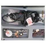 Dremel cutting tool with case and a...