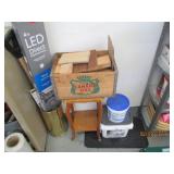 Vintage Wood box crate, dust contro...