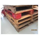 Short stack of wood pallets plus ad...