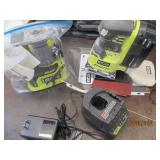 Near new Ryobi 18v 1/4 sheet sander...
