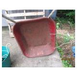 Vintage all metal wheelbarrow, self...