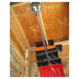 Collection of snow removal shovels...