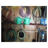 Garden hose grouping with (2) water...