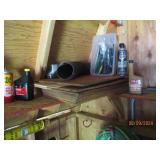 Short stack of 18"×24" plywood sec...