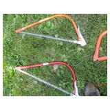 Collection of assorted hack saws...