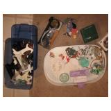 variety of items including plate ho...