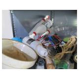 2 shelves full of lawn and garden s...