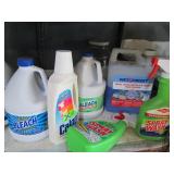 Lot of bleach and other cleaners...