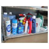 Lot of household cleaners...