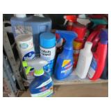 Lot of household cleaners...