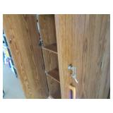 Locking compartment cabinet with ke...