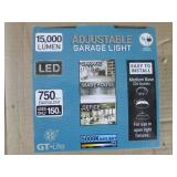 15000 Lumen adjustable garage light...