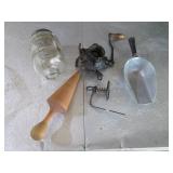 Lot of antique kitchen tools...