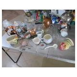 Assorted lot of china, figures, kit...