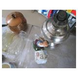 Assorted lot of china, figures, kit...