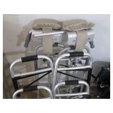 2 Walkers and a wheelchair...