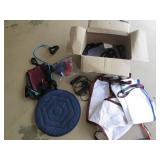 Lot of exercise and mobility items...