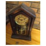 Vintage pendulum clock measuring 16...