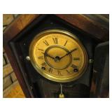 Vintage pendulum clock measuring 16...