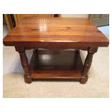 End table, top is 24 x 29"...