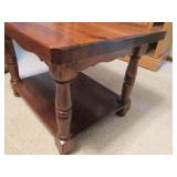 End table, top is 24 x 29"...
