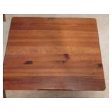 End table, top is 24 x 29"...