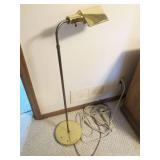All metal adjustable floor lamp and...