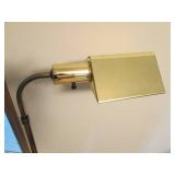 All metal adjustable floor lamp and...