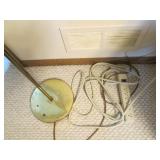 All metal adjustable floor lamp and...