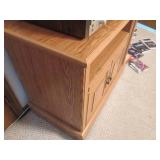 Electronics stand with caddy