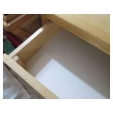 Wood shelf on caster wheels top is ...