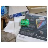 3 Covered totes of file folders, en...