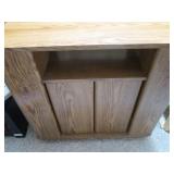 Entertainment shelf, top is 32 x 16...