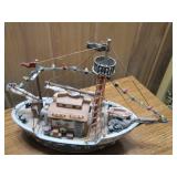 Vintage ship models and a bookend...