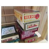 Lot of books and cigar boxes...