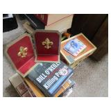 Lot of books and cigar boxes...