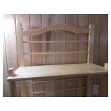 Wood bakers rack, 30" wide 6