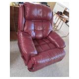 Comfy vinyl recliner...