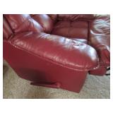 Comfy vinyl recliner...