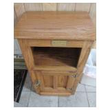 White Clad stand, top measures 18 x...