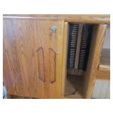 Office desk with credenza, top meas...