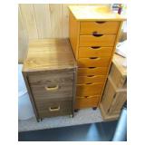 2 storage drawer sets...