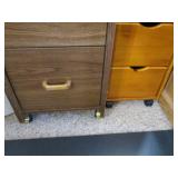 2 storage drawer sets...