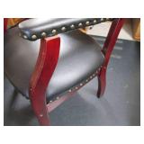 Wood framed chair...