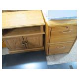 Wood stand, top measures 29 x 20"...